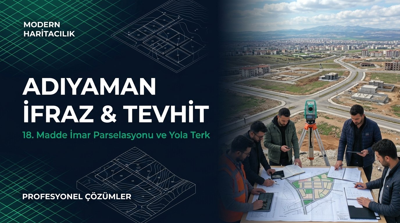 Adıyaman İmar Danışmanlığı, Yola Terk & Tapu Tashih Rehberi: 41. Madde Hata Düzeltme