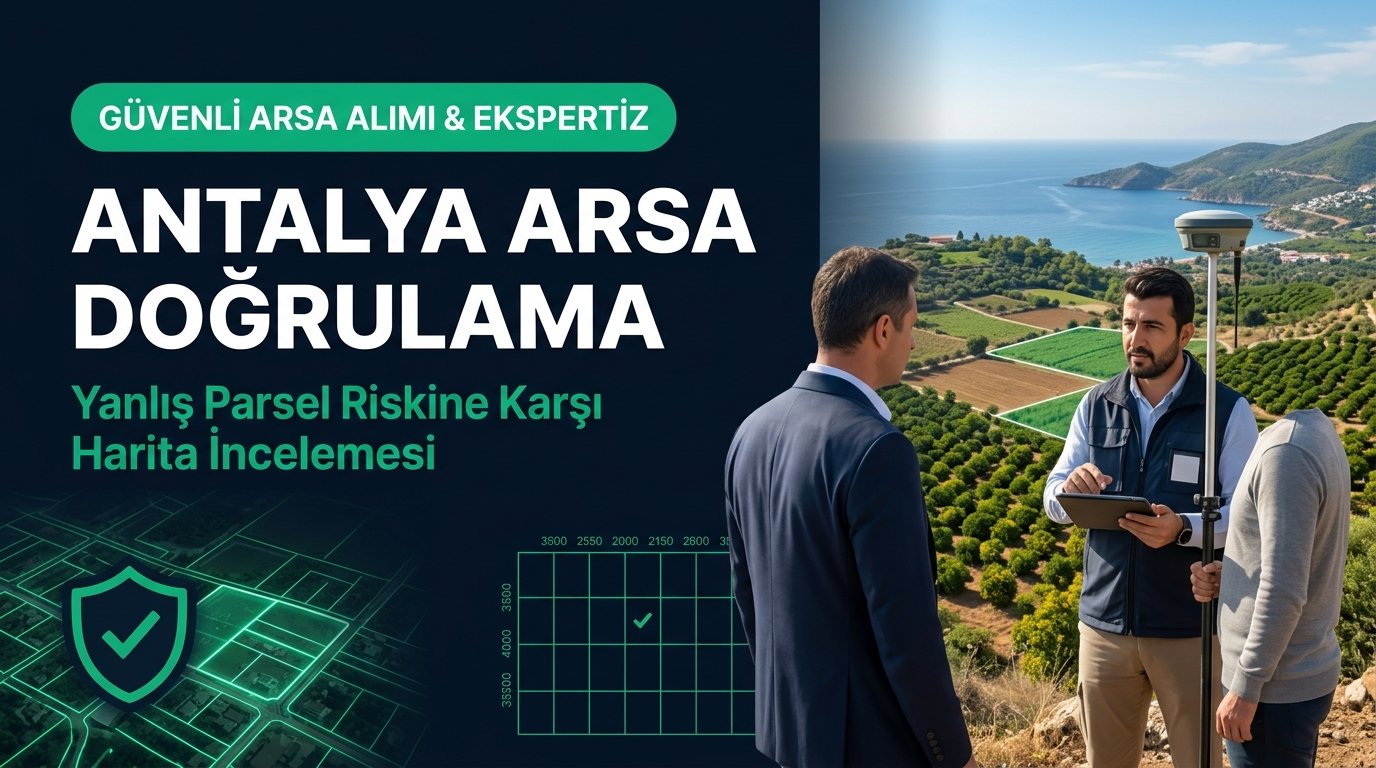 Antalya'da Arsa ve Tarla Satın Alırken Harita Mühendisi Güvenlik İncelemesi: Yanlış Parsel Dolandırıcılığını Önleme Rehberi (2026 Güncel)
