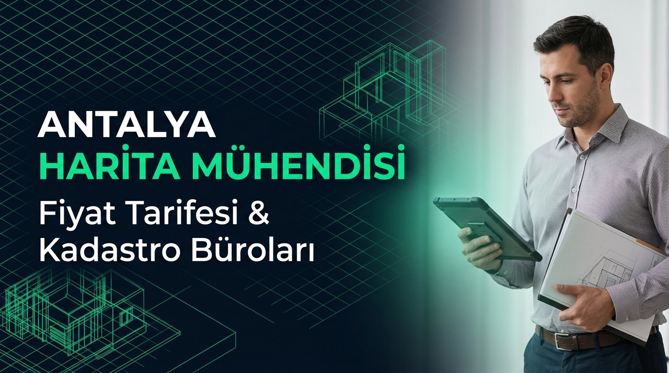 Antalya Harita Mühendisi İletişim, Ücret Tarifesi & Kadastro Büroları Rehberi
