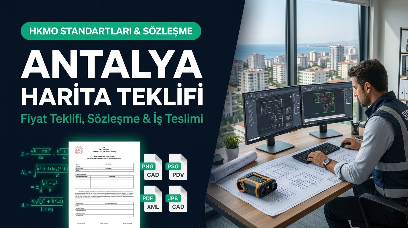 Antalya'da Harita Mühendisinden Fiyat Teklifi Alma, Tip Sözleşme ve Resmi İş Teslim Tutanağı Rehberi (2026 Güncel)