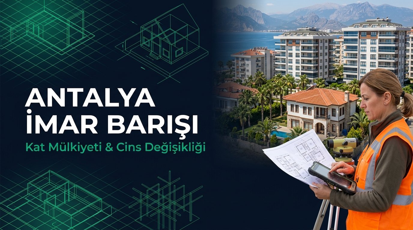 Antalya İmar Barışı & Yapı Kayıt Belgesi Kat Mülkiyeti Cins Değişikliği Rehberi