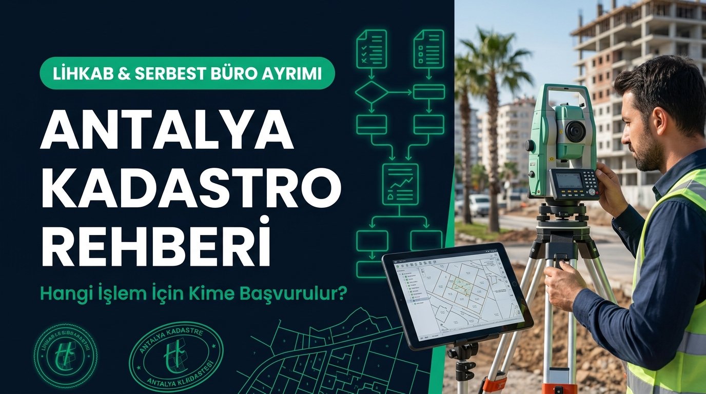 Antalya'da LİHKAB mı, Serbest Harita Mühendisi (SHKM) mi? Hangi İşlem İçin Kime Başvurulur? (2026 Güncel)
