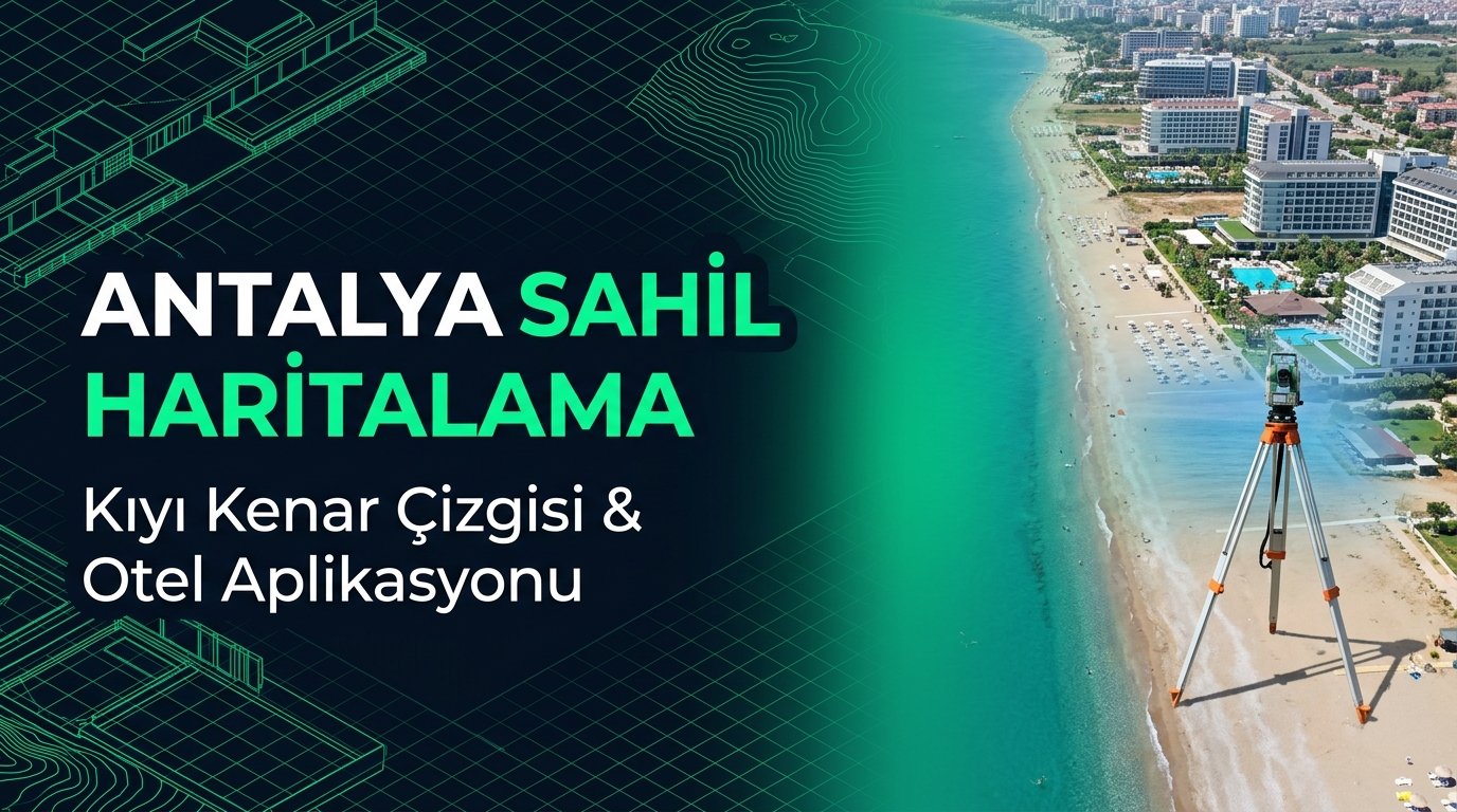 Antalya Turizm ve Sahil Harita Mühendisliği: Kıyı Kenar Çizgisi, Otel Aplikasyonu & İmar İzni