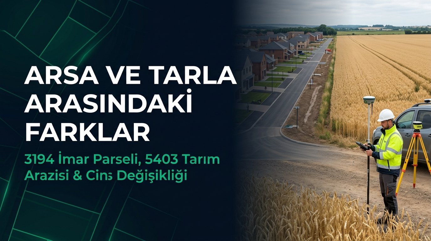 Arsa ve Tarla Arasındaki Fark Nedir? Gayrimenkul Yatırımında Temel Hukuki Statüler
