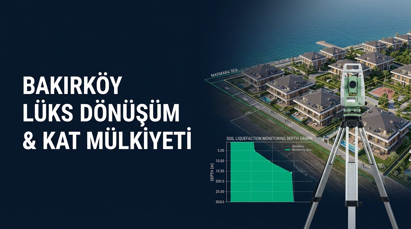 Bakırköy Florya ve Yeşilköy Kıyı Koridorunda Atatürk Havalimanı Mania Kotu, Tabii Zemin Plankotesi ve LİHKAB Bağımsız Bölüm Planı