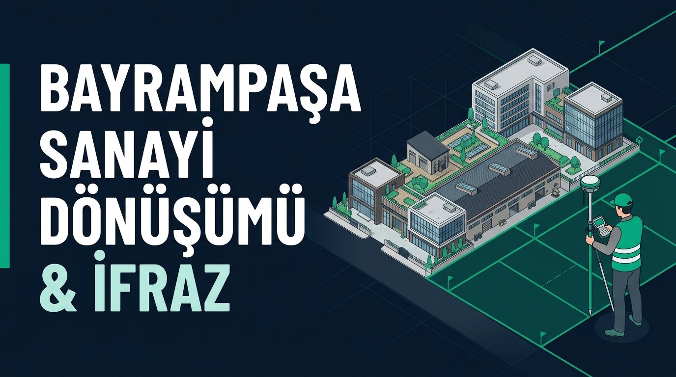 Bayrampaşa Mega Center ve Rami Hal Bölgesi Dönüşümünde Sanayi-Ticaret Tevhit/İfrazı, Yoldan İhdas ve As-Built Ölçümü