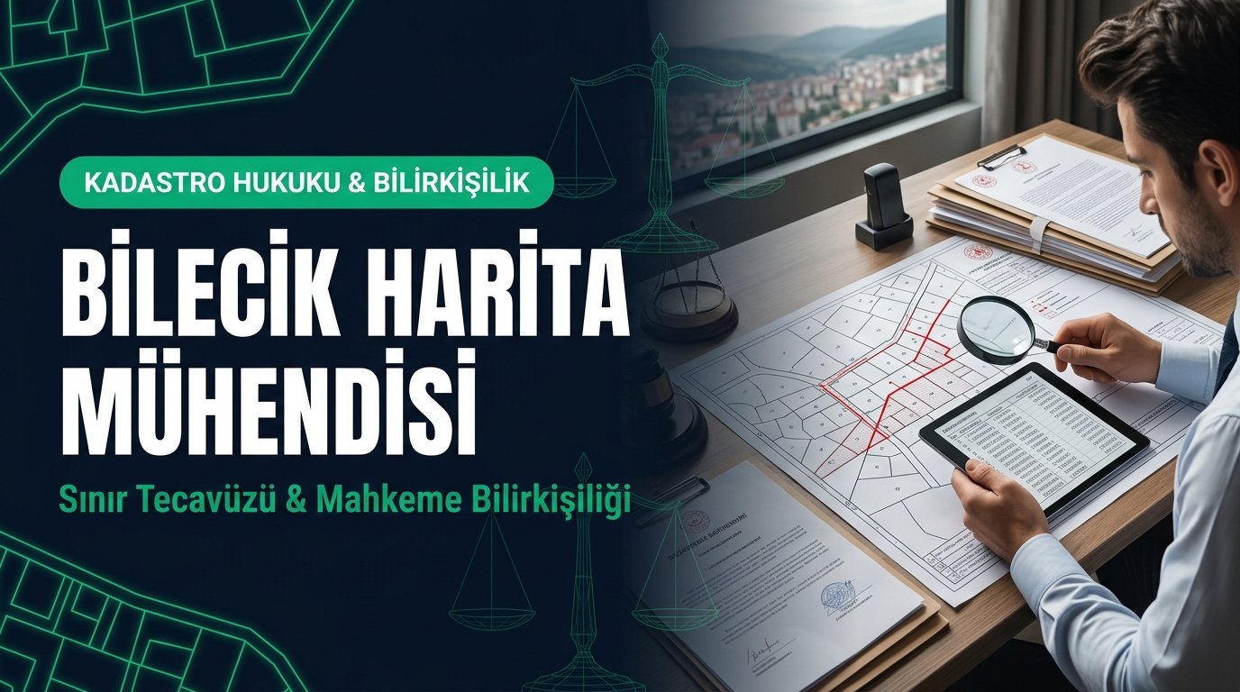 Bilecik Harita Mühendisi Bilirkişi: Sınır Tecavüzü, Hisseli Tapu & Dava Çözümleri