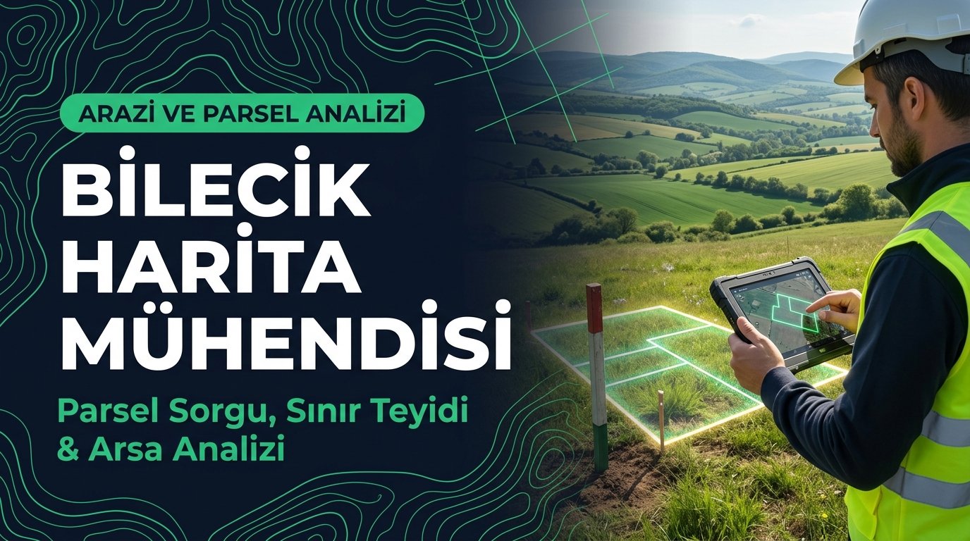 Bilecik Harita Mühendisi ile Parsel Sorgu, Sınır Teyidi & Arsa Risk Analizi