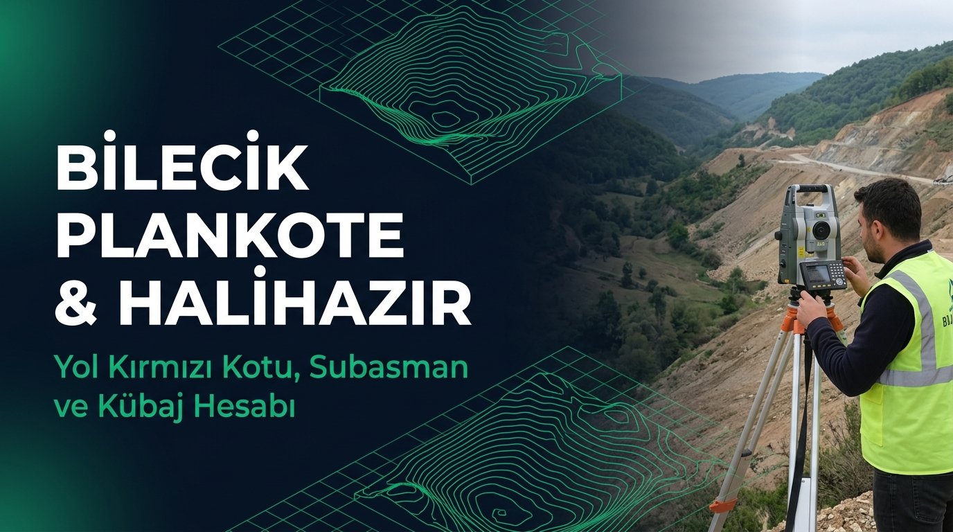 Bilecik Plankote & Hâlihazır Harita Çizimi Rehberi: Sanayi Fabrikası & Eğimli Zemin Modeli