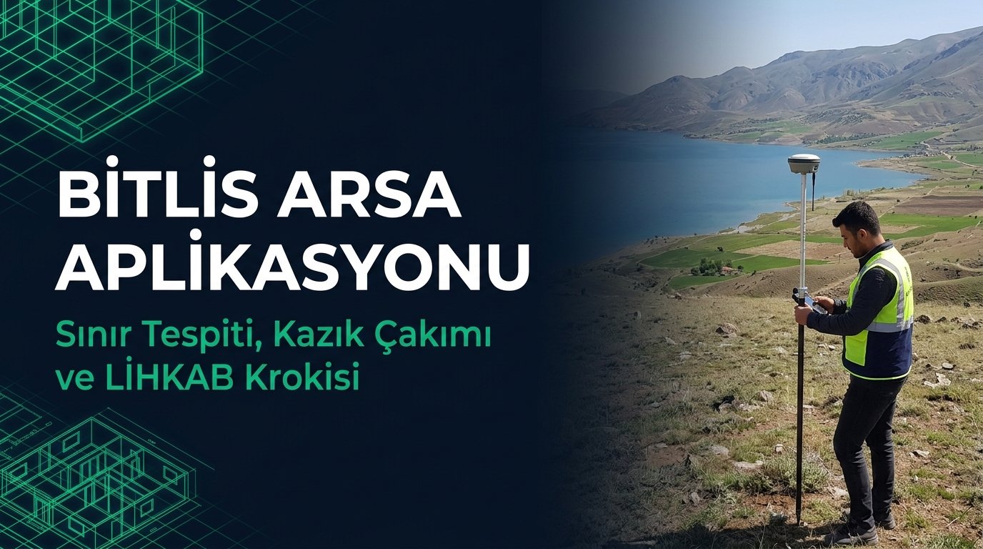 Bitlis Arsa Aplikasyonu & Sınır Tespiti Rehberi (2026 Güncel): Tatvan, Ahlat, Adilcevaz LİHKAB