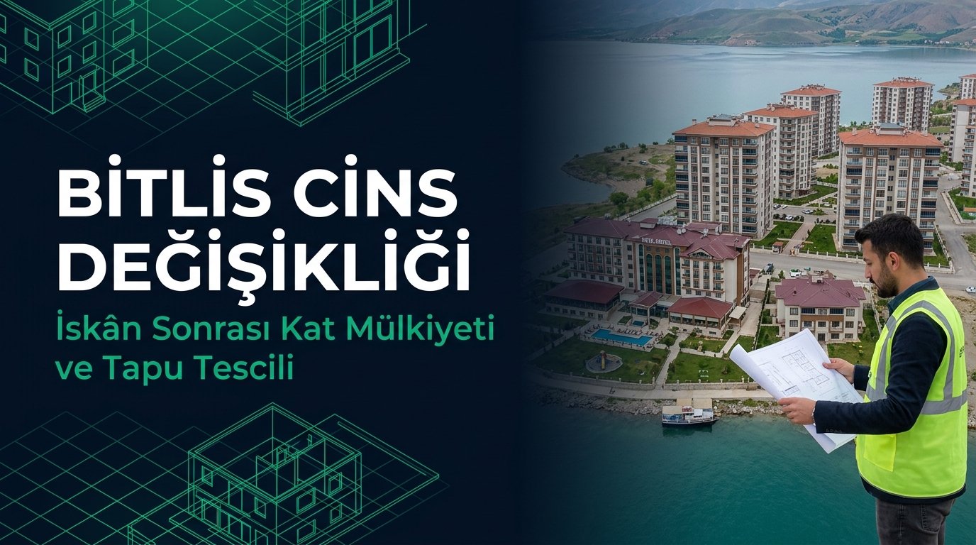 Bitlis Cins Değişikliği & Kat Mülkiyeti Rehberi: Ahlat Taş Konak, Turizm Tesisi İskanı