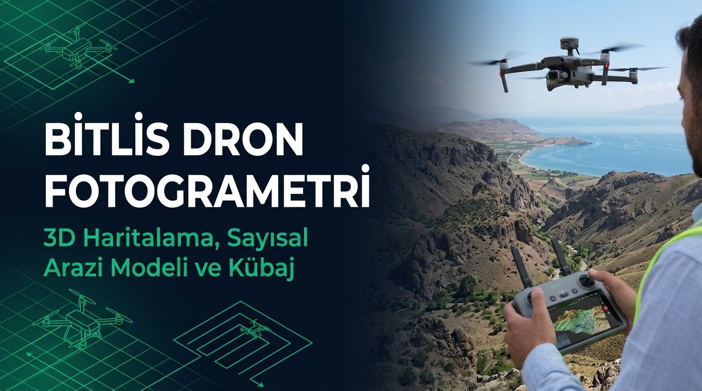 Bitlis Dron Fotogrametri & Şantiye 3D Haritalama Rehberi: Pomza Madeni & Kübaj