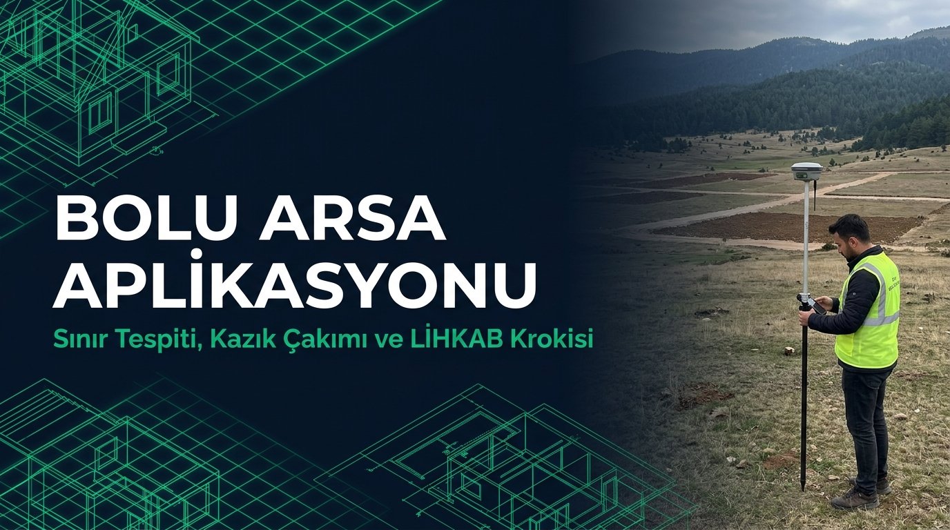 Bolu Arsa Aplikasyonu & Sınır Tespiti Rehberi (2026 Güncel): Abant, Mudurnu, Mengen LİHKAB