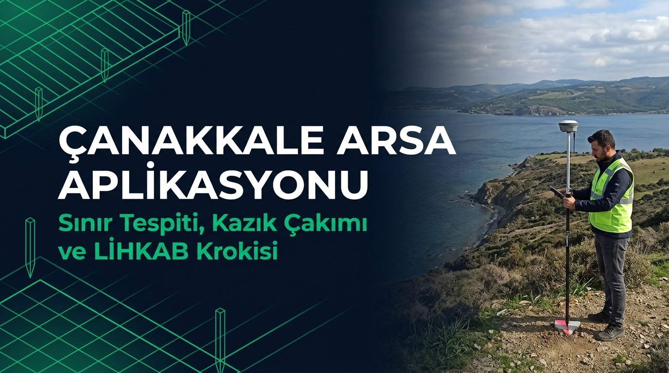 Çanakkale Arsa Aplikasyonu & Sınır Tespiti Rehberi (2026 Güncel): Bozcaada, Ayvacık LİHKAB