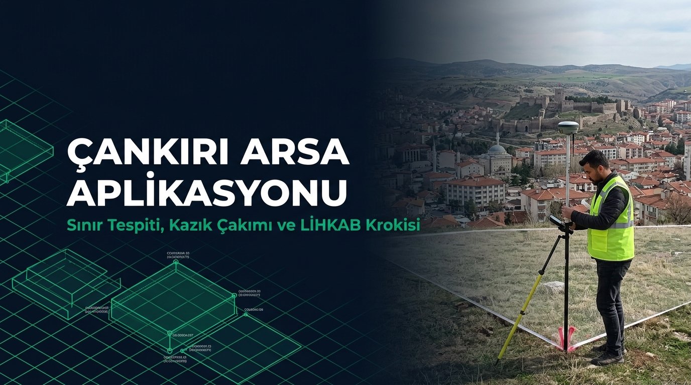Çankırı Arsa Aplikasyonu & Sınır Tespiti Rehberi (2026 Güncel): Merkez, Çerkeş, Ilgaz LİHKAB