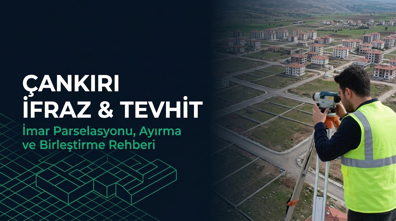 Çankırı İfraz, Tevhit & 18. Madde İmar Rehberi: Şabanözü OSB, Çerkeş, Ilgaz İmar Parselasyonu