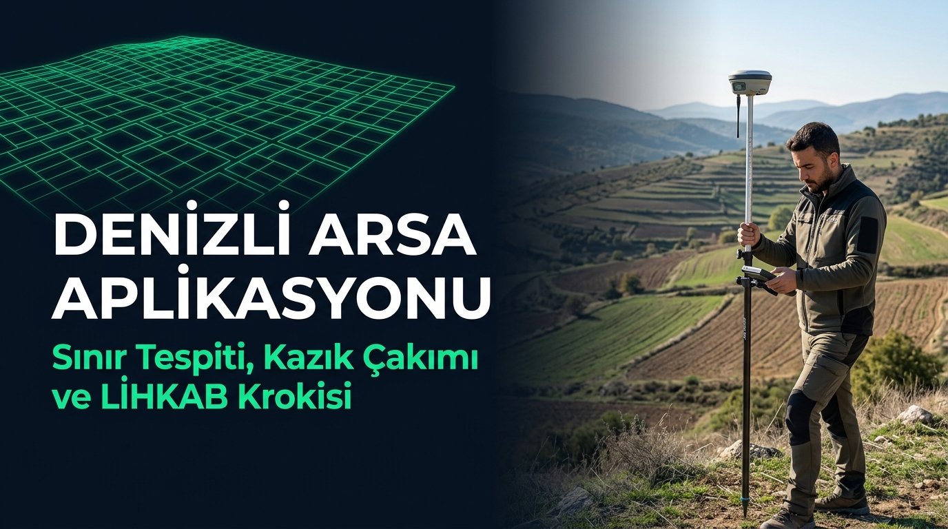 Denizli Arsa Aplikasyonu & Sınır Tespiti Rehberi (2026 Güncel): Pamukkale, Merkezefendi LİHKAB