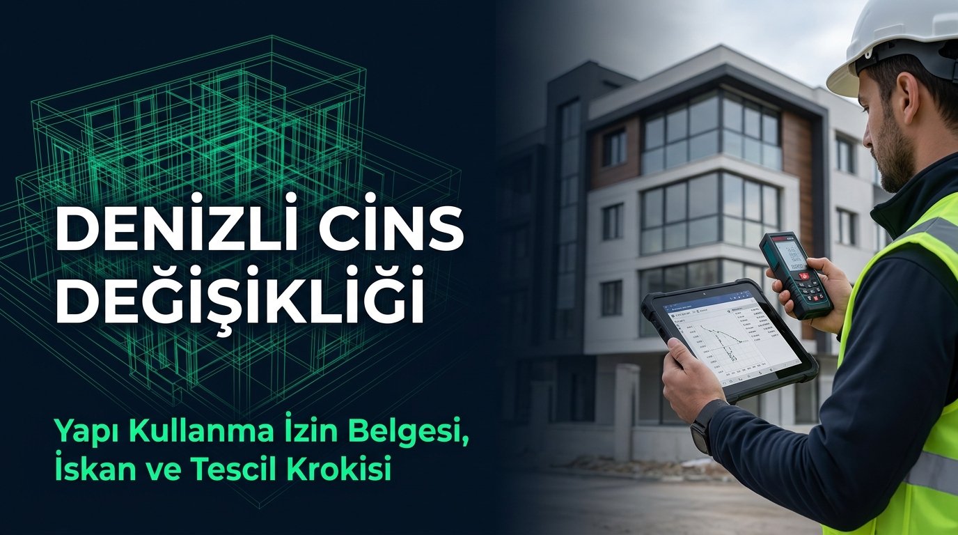 Denizli Cins Değişikliği & Kat Mülkiyeti Rehberi: Tekstil Fabrikası, Termal Otel İskanı