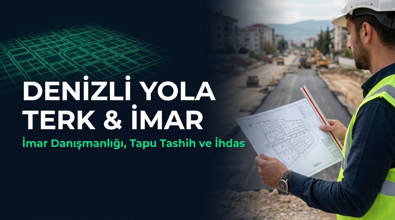 Denizli İmar Danışmanlığı, Yola Terk & Tapu Tashih Rehberi: 15-16. Madde & 41. Madde