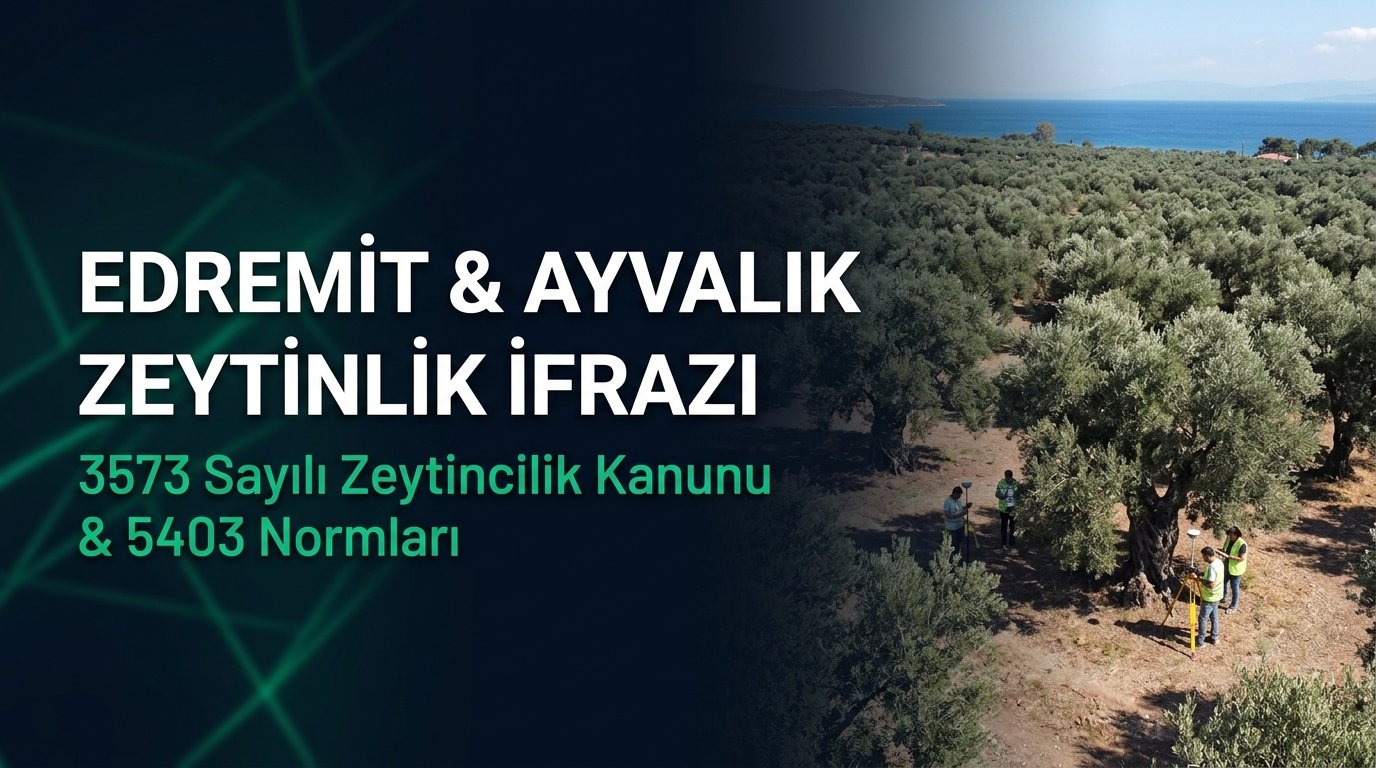 Edremit Körfezi ve Ayvalık Zeytinliklerinde İfraz: 3573 Sayılı Zeytincilik Kanunu ve 5403 Normları