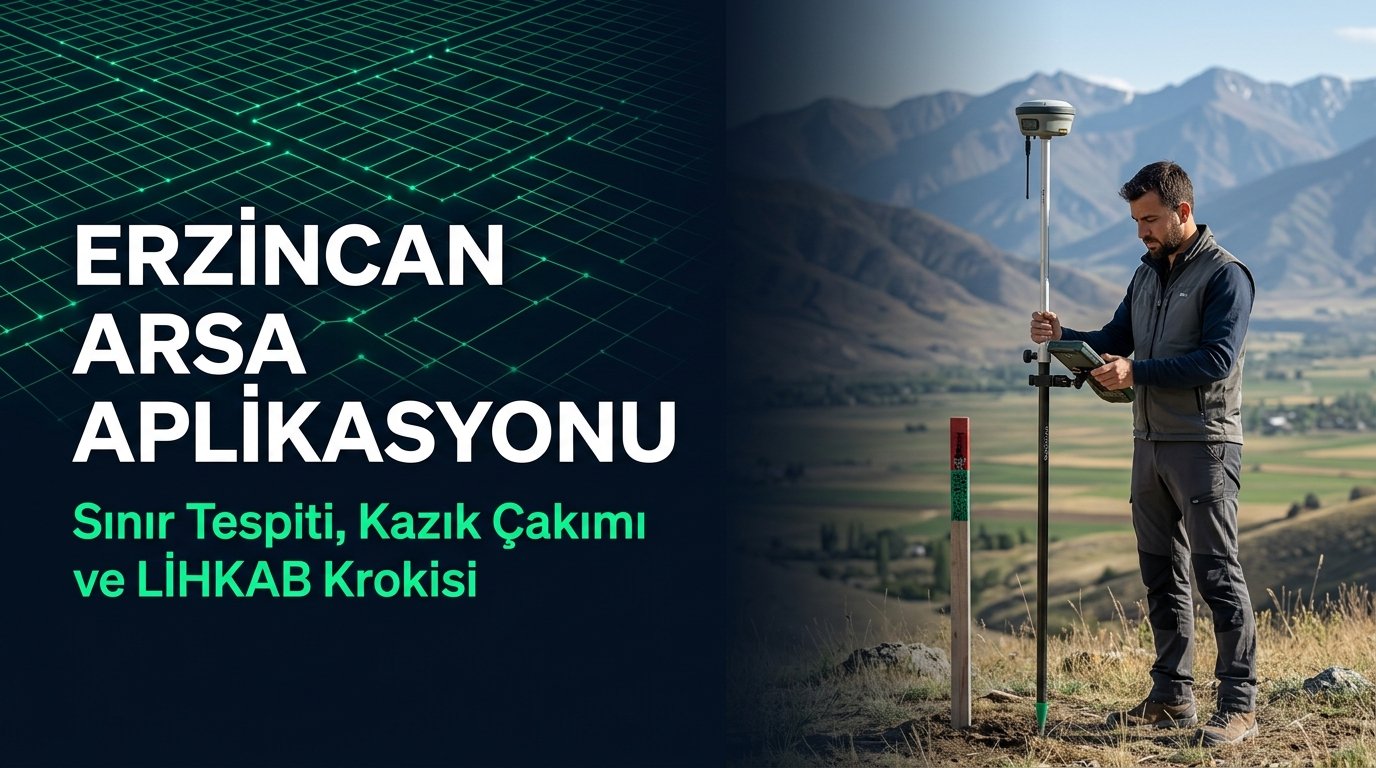 Erzincan Arsa Aplikasyonu & Sınır Tespiti Rehberi (2026 Güncel): Merkez, Üzümlü, Tercan LİHKAB