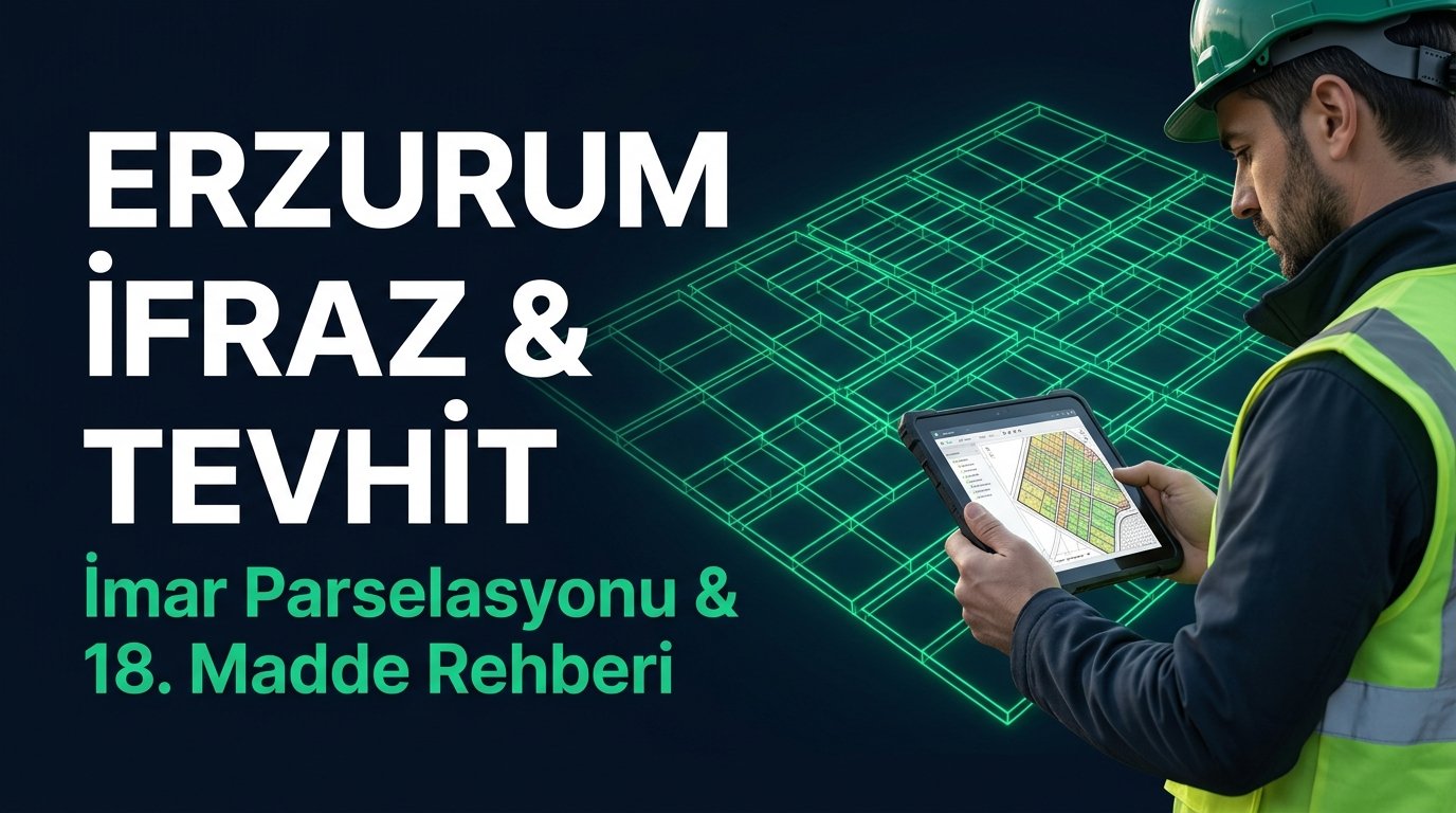 Erzurum İfraz, Tevhit & 18. Madde İmar Rehberi: Yakutiye, Palandöken, Aziziye OSB