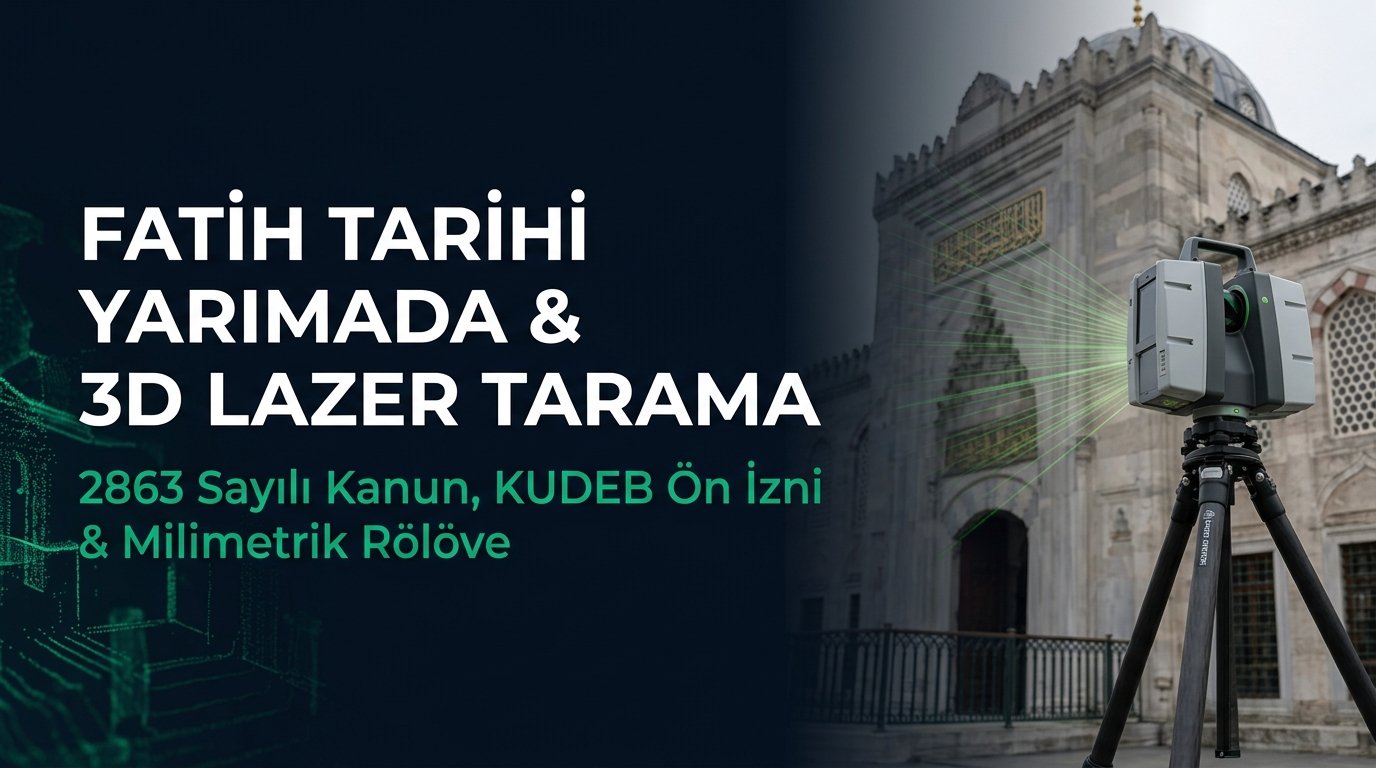 Fatih Tarihi Yarımada ve Balat Yenileme Alanlarında KUDEB Onaylı Sayısal Röleve, Gabari Denetimi ve Tevhit Kısıtlamaları