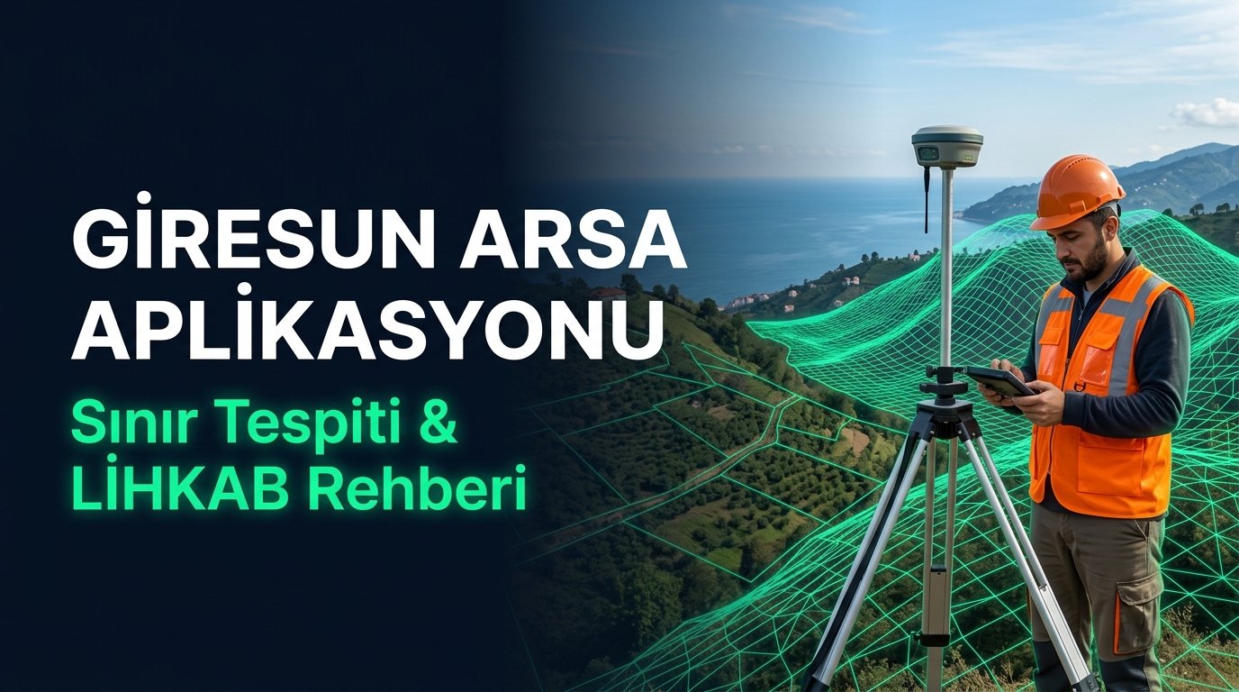 Giresun Arsa Aplikasyonu & Sınır Tespiti Rehberi (2026 Güncel): Bulancak, Espiye LİHKAB
