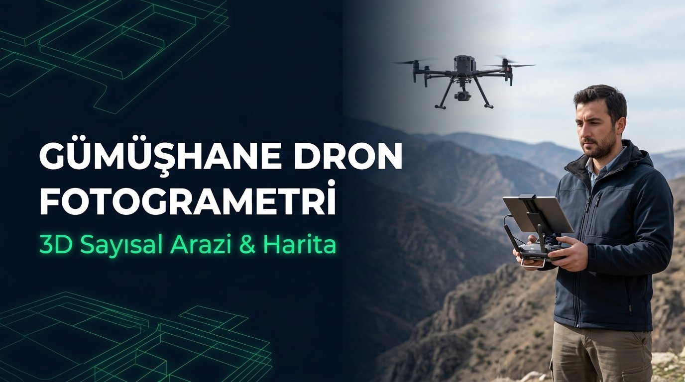 Gümüşhane Dron Fotogrametri & Şantiye 3D Haritalama Rehberi: Maden Sahaları & Kübaj