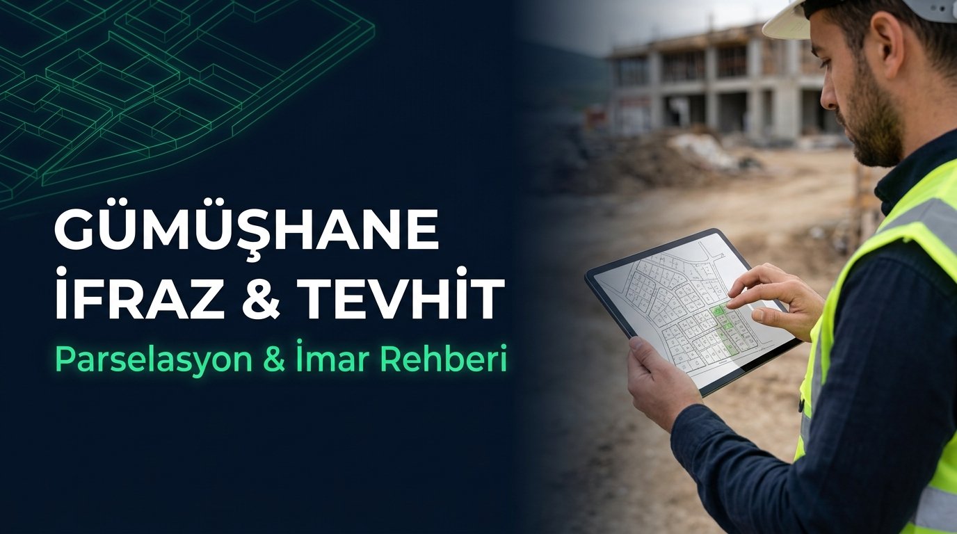 Gümüşhane İfraz, Tevhit & 18. Madde İmar Parselasyonu Rehberi: 5403 SK & DOP Hesabı