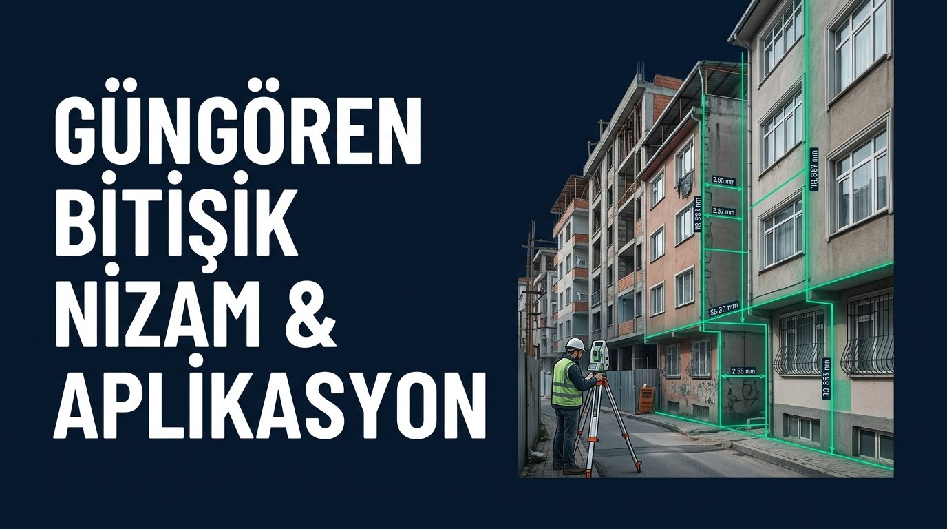 Güngören'de Dar Sokak ve Bitişik Nizam Kentsel Dönüşümde Bina Aplikasyonu ve Yan Parsel Duvar Kontrolleri