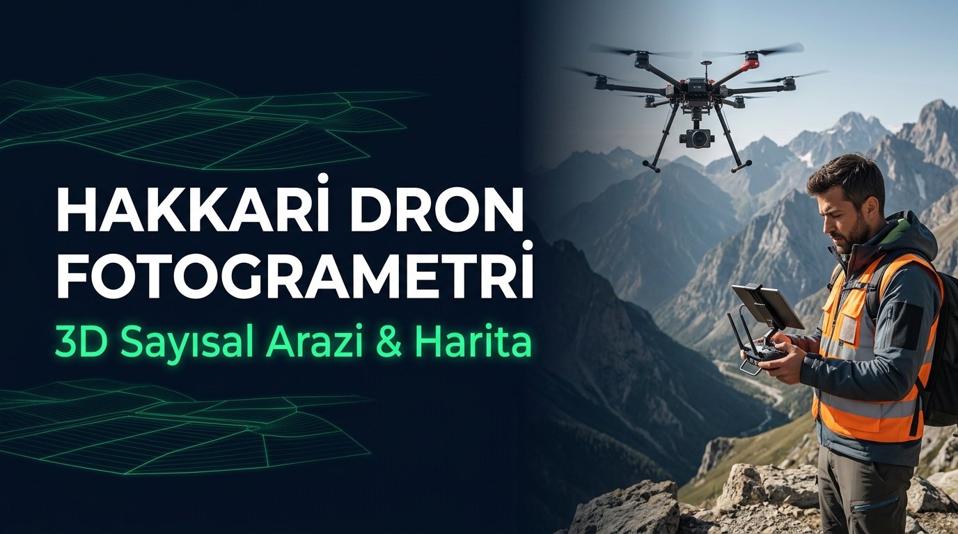 Hakkari Dron Fotogrametri & Şantiye 3D Haritalama Rehberi: Cilo-Sat & Kübaj