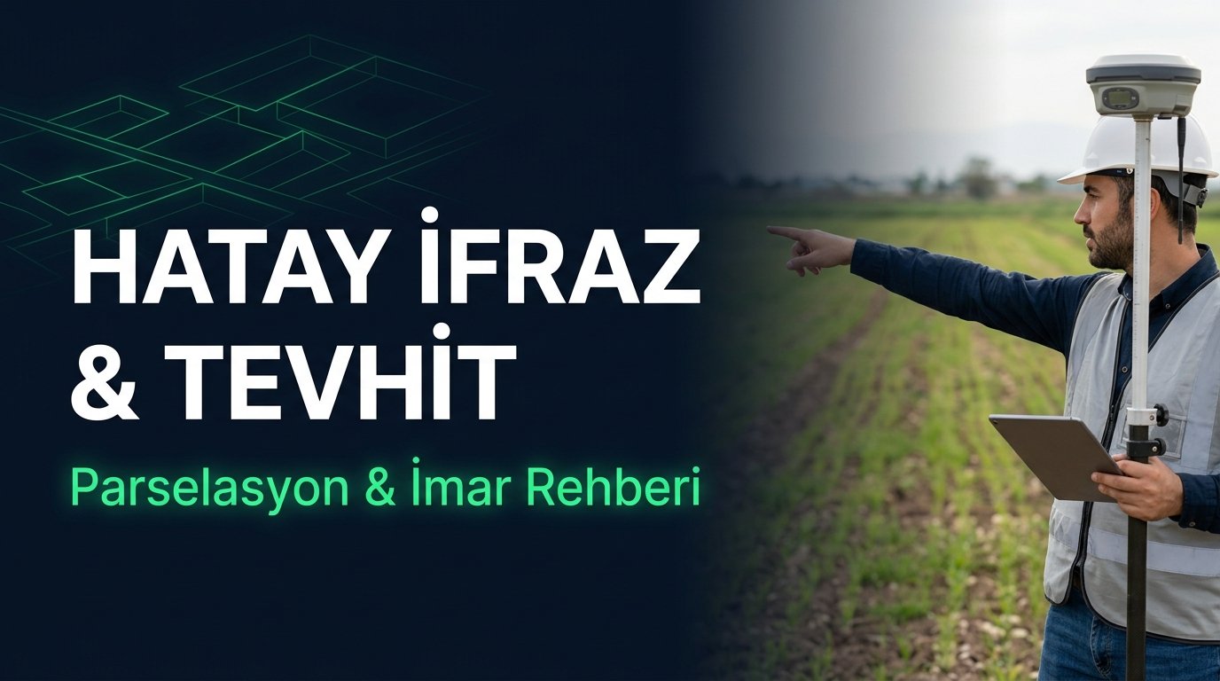Hatay İfraz, Tevhit & 18. Madde İmar Parselasyonu Rehberi: Rezerv Alan & DOP Kesintisi