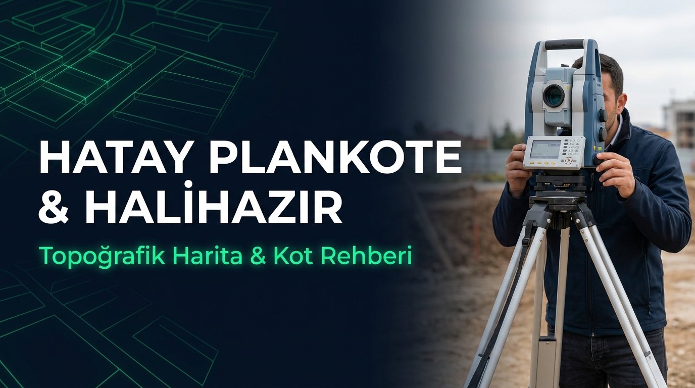 Hatay Plankote & Hâlihazır Harita Çizimi Rehberi: Zemin Deformasyonu & 3D Zemin Modeli