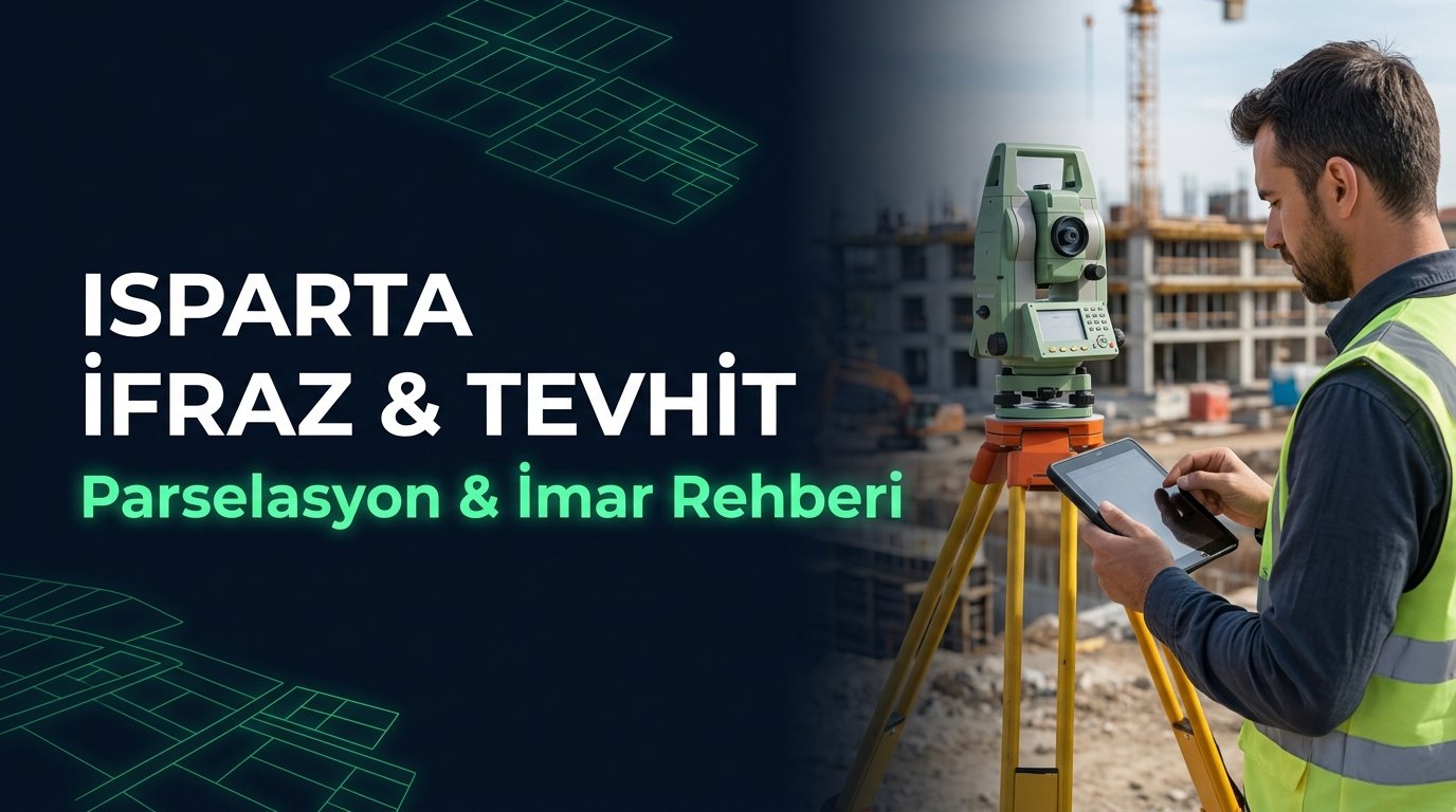 Isparta İfraz, Tevhit & 18. Madde İmar Parselasyonu Rehberi: 5403 SK & DOP Hesabı