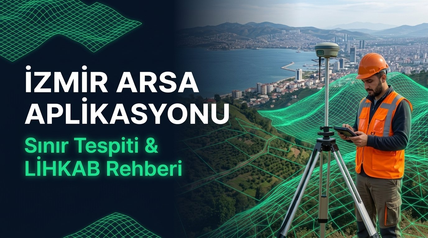 İzmir Arsa Aplikasyonu & Sınır Tespiti Rehberi (2026 Güncel): Karşıyaka, Bornova, Çeşme, Urla LİHKAB