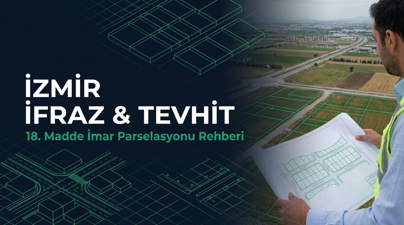 İzmir İfraz, Tevhit & 18. Madde İmar Parselasyonu Rehberi: Torbalı, Menemen & DOP