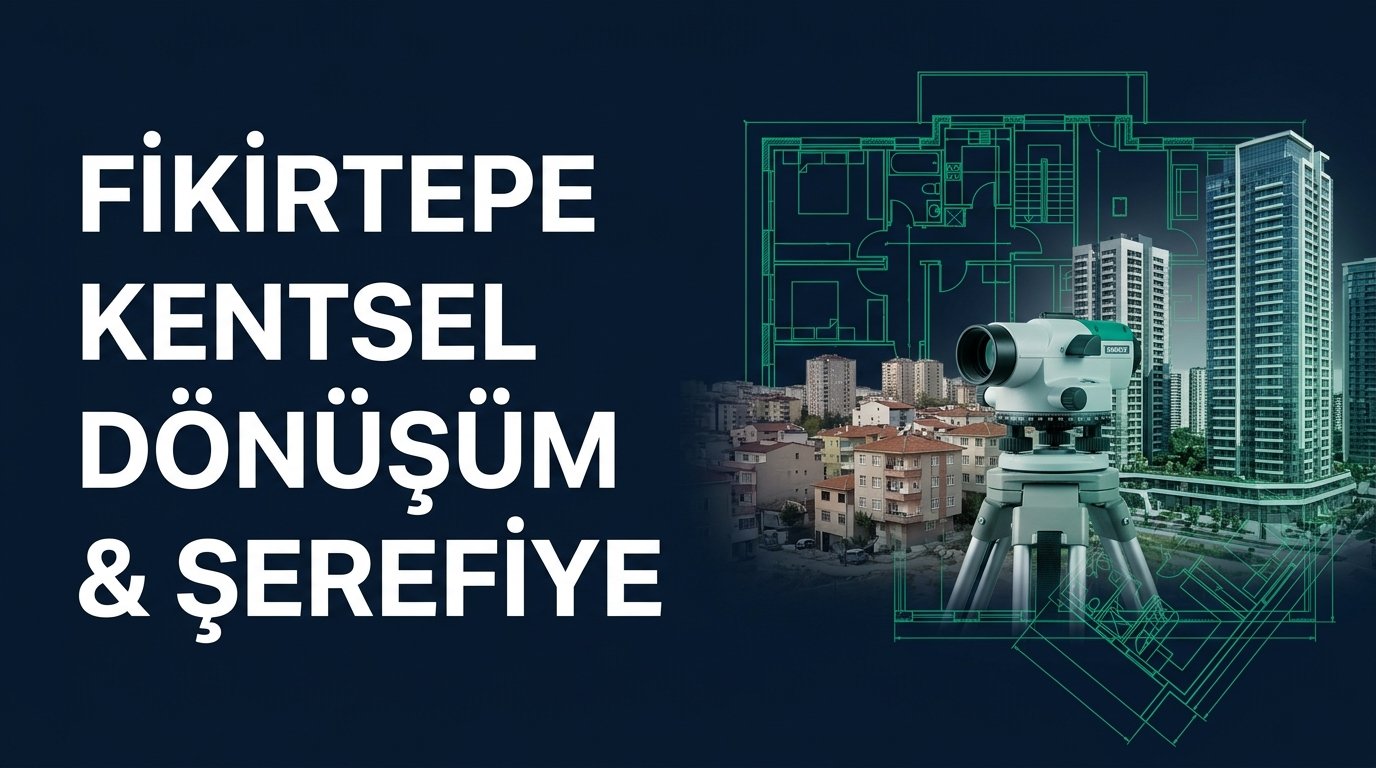 Kadıköy Fikirtepe Master Kentsel Dönüşümünde 6306 Sayılı Kanun Şuyulandırma, İmar Tapusu Aplikasyonu ve Şerefiye