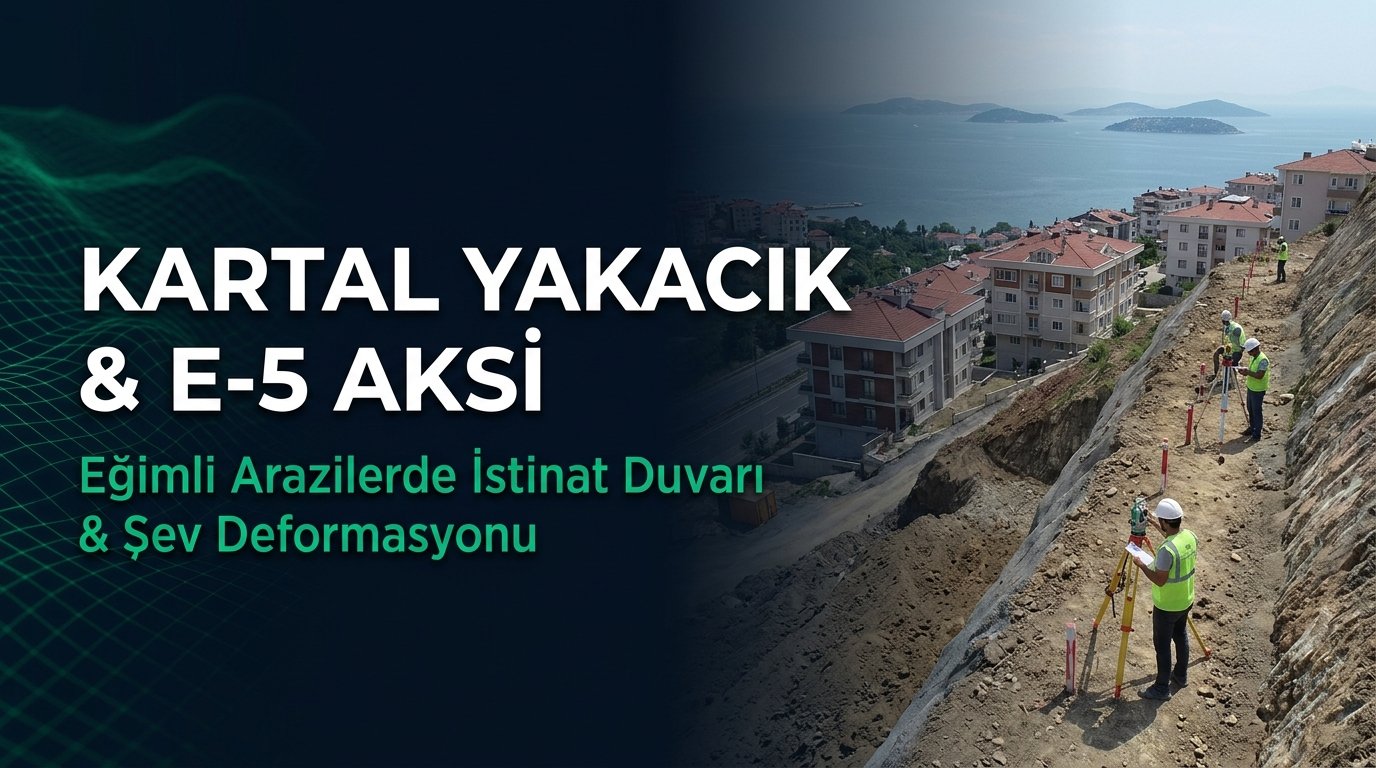 Kartal Yakacık İstinat Rehberi: Eğimli Arazilerde İstinat Duvarı Aplikasyonu, Şev Deformasyonu