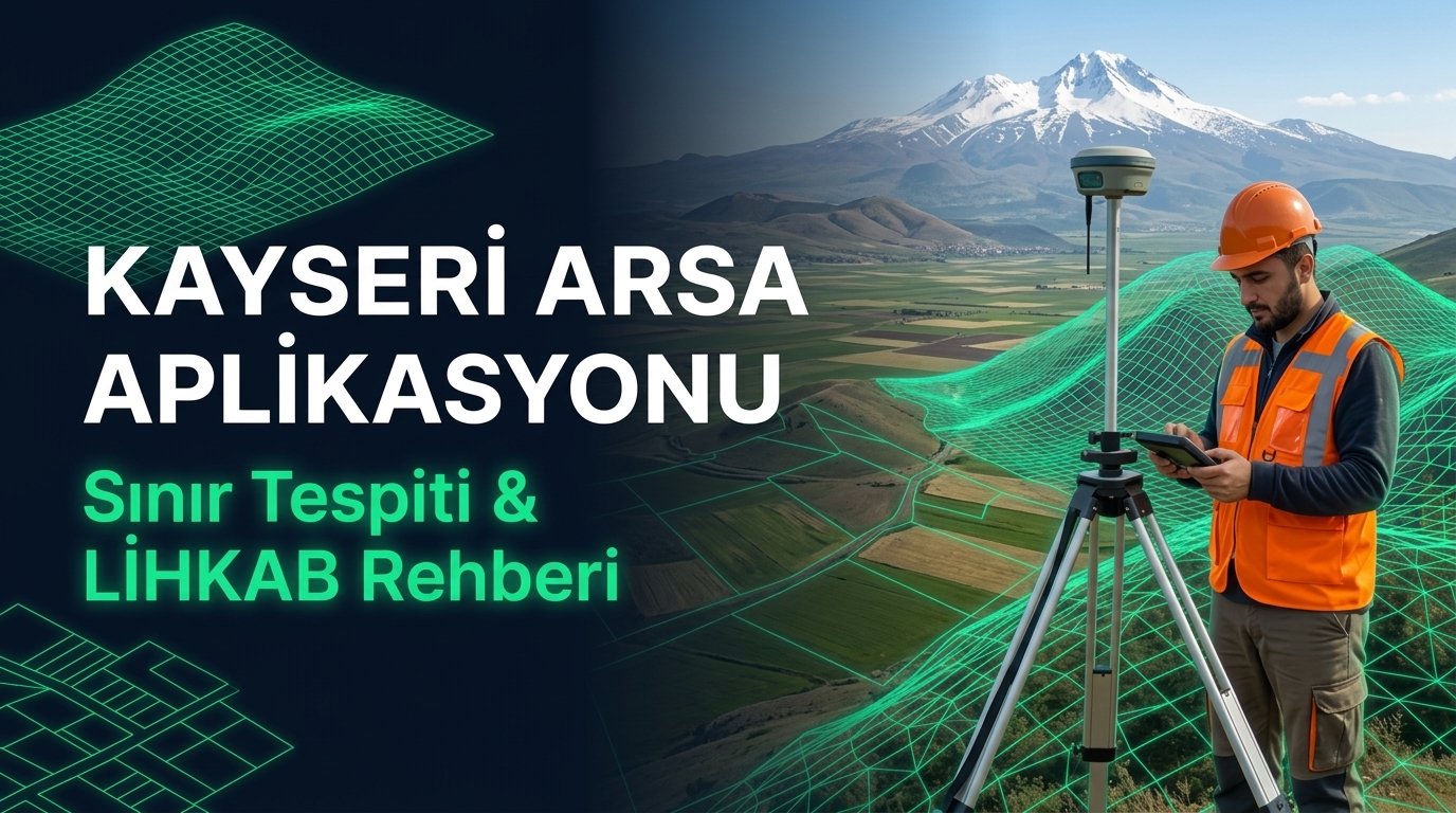 Kayseri Arsa Aplikasyonu & Sınır Tespiti Kapsamlı Rehberi