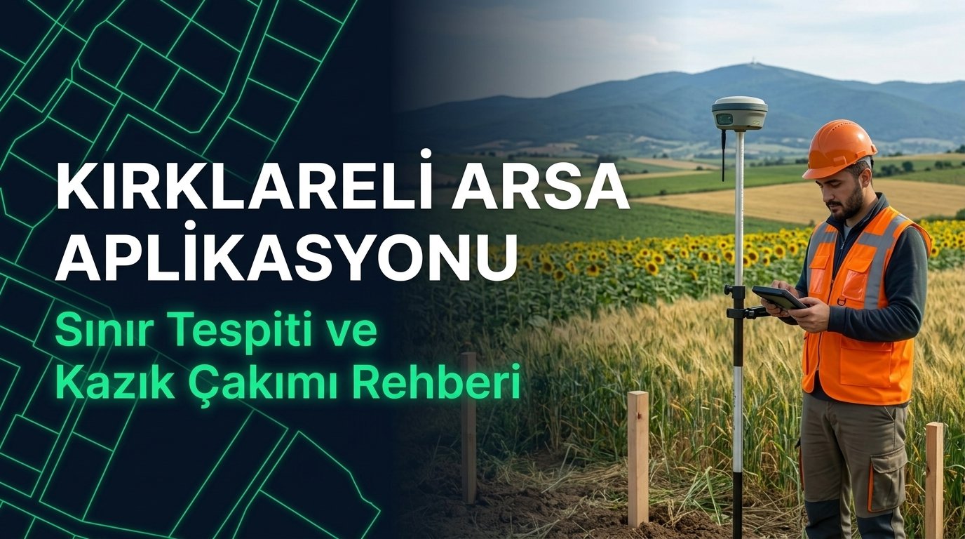 Kırklareli Arsa Aplikasyonu & Sınır Tespiti Kapsamlı Rehberi