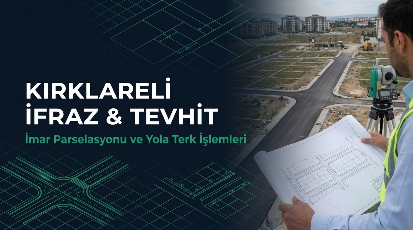 Kırklareli İfraz, Tevhit & 18. Madde İmar Parselasyonu Kapsamlı Rehberi