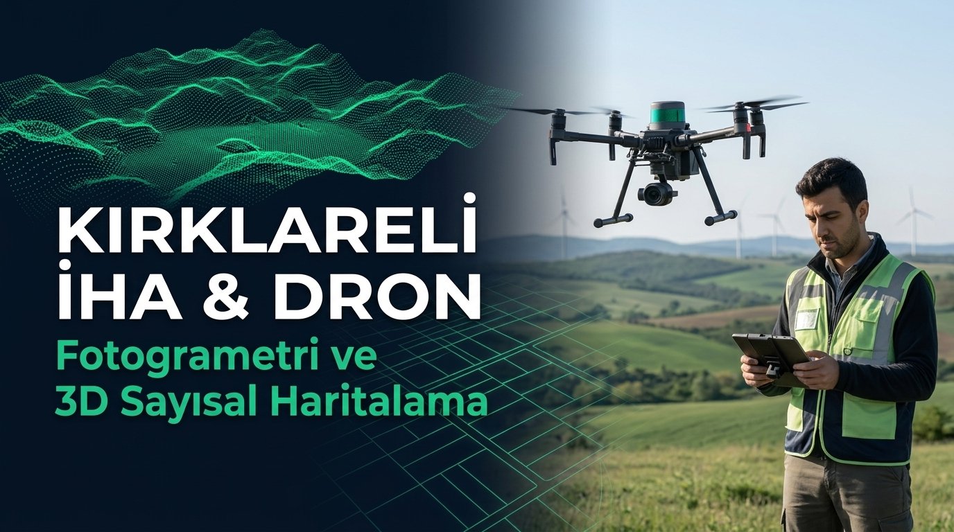 Kırklareli İHA/Dron Fotogrametri & 3D Haritalama Kapsamlı Rehberi