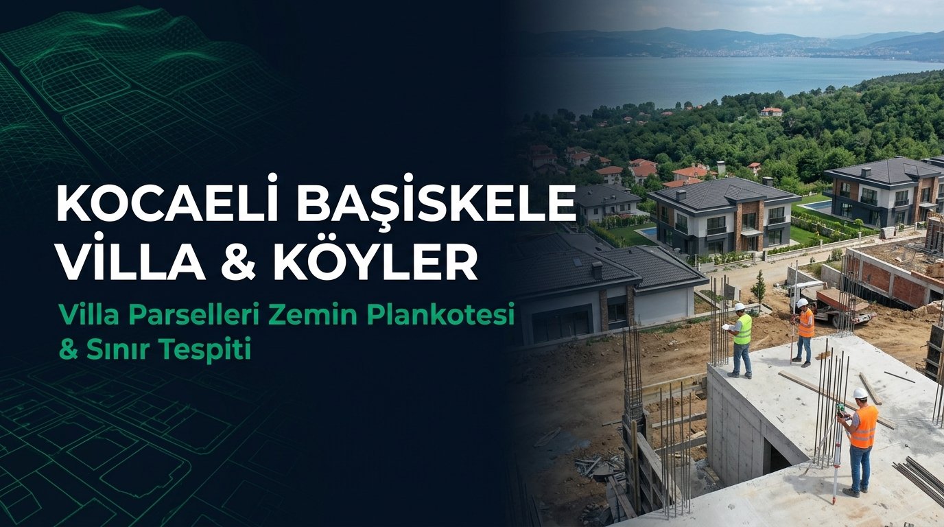 Kocaeli Başiskele Köyleri Harita Kadastro Rehberi: Yuvacık, Bahçecik, Kullar Lüks Villa İmarı & İskan