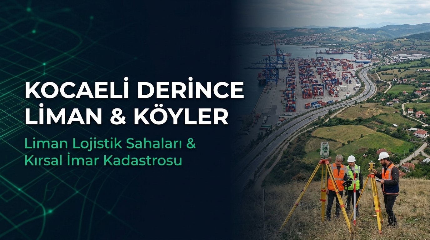 Kocaeli Derince Köyleri Harita Kadastro Rehberi: Liman Lojistik Sahaları, Orman Sınırı & Arsa Aplikasyon