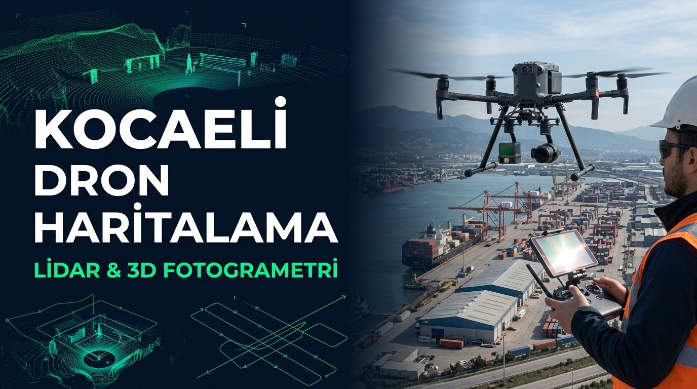 Kocaeli İHA/Dron Fotogrametri & 3D Haritalama Kapsamlı Rehberi (2026 Güncel)
