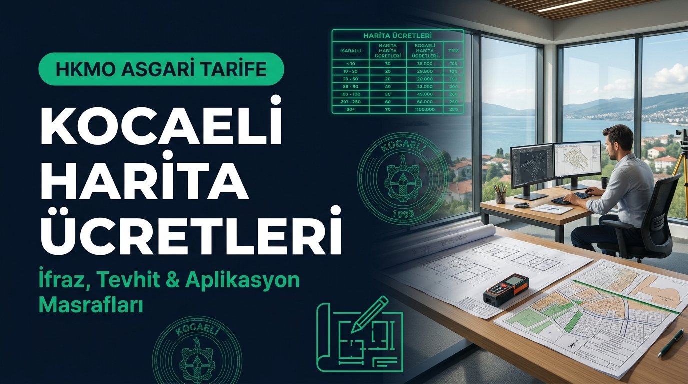 Kocaeli Harita Mühendisliği Ücretleri ve İşlem Süreci Rehberi: İfraz, Tevhit ve Aplikasyon Masrafları (2026 Güncel)