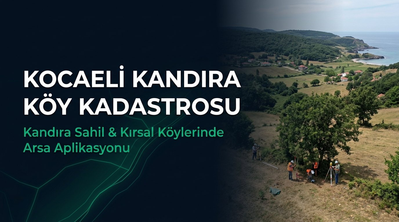 Kocaeli Kandıra Köyleri Harita Kadastro Rehberi: Kerpe, Kefken, Cebeci Arsa Aplikasyonu & Fındıklık İfrazı