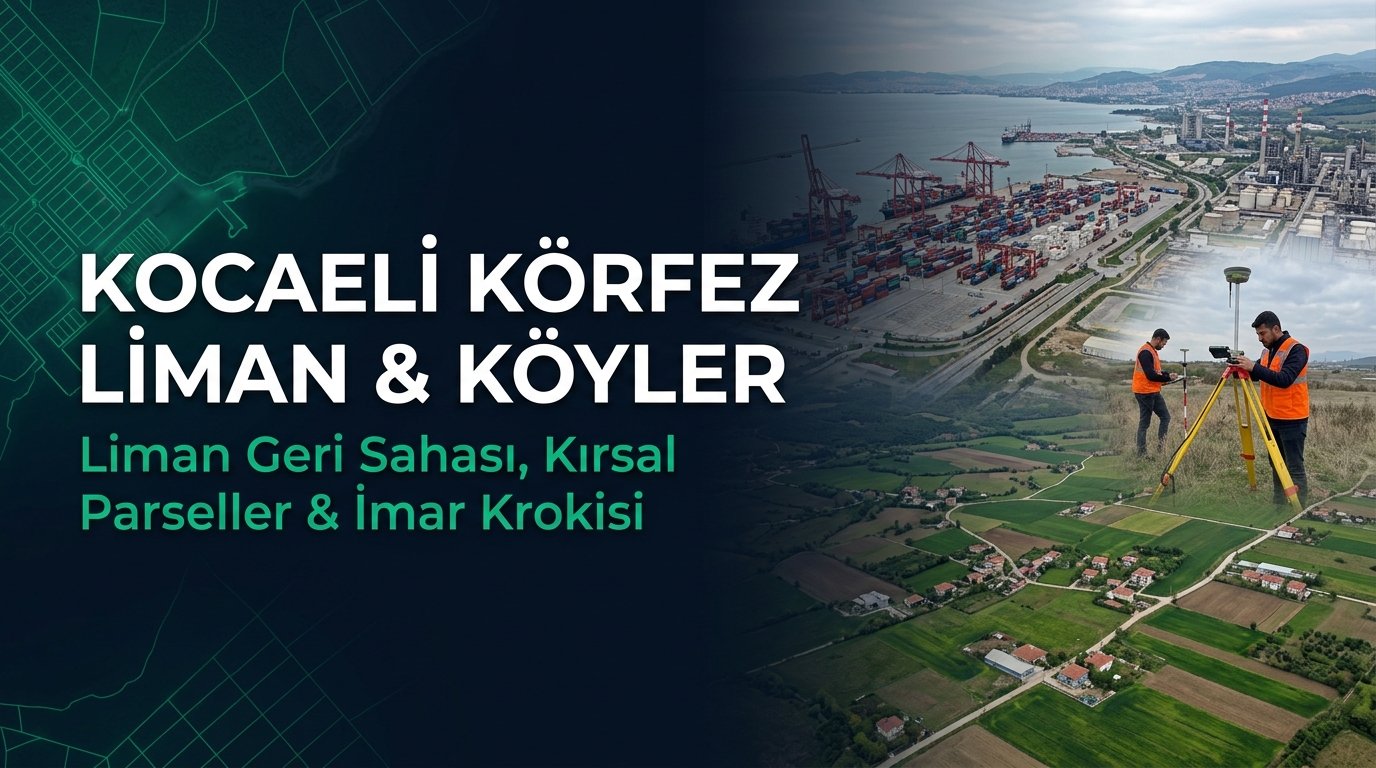 Kocaeli Körfez Köyleri Harita Kadastro Rehberi: Hereke, İlimtepe, Kirazlıyalı İmar & Sınır Tespiti