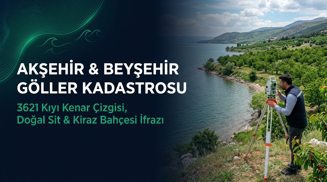 Konya Akşehir & Beyşehir Göller Havzası Kadastro ve Harita Rehberi